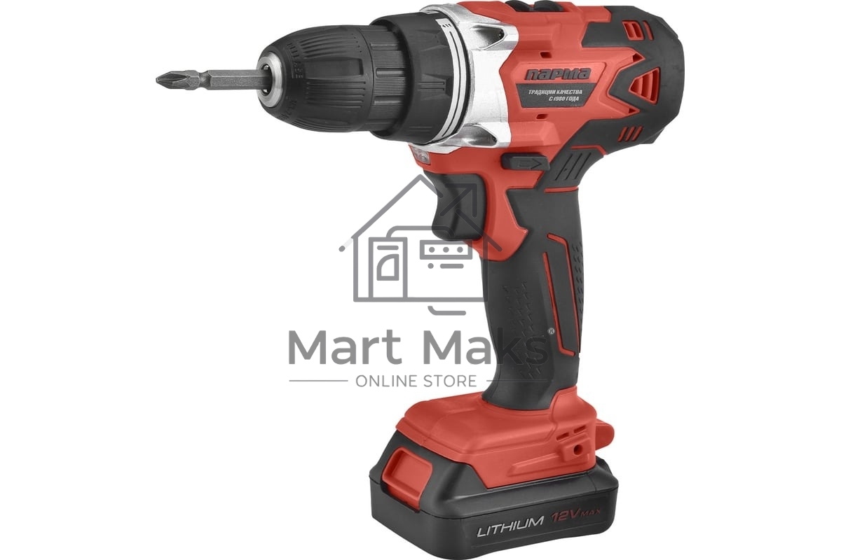 Дрель-шуруповерт Парма акк. ДША-02-1312/2Li 02.021.00006