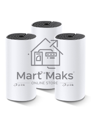 Бесшовный Mesh роутер TP-Link Deco M4 (DECO M4(3-PACK)) AC1200 10/100/1000BASE-TX (упак.:3шт)