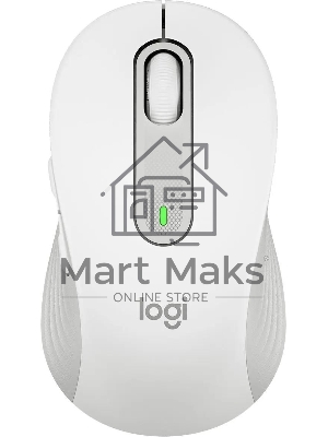 Мышь беспроводная Logitech Signature M650 белый, 4000 dpi, радиоканал, Bluetooth, USB, кнопки - 5