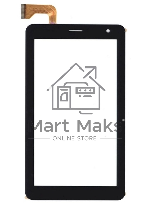 Сенсорное стекло (тачскрин) для Irbis TZ728, черное