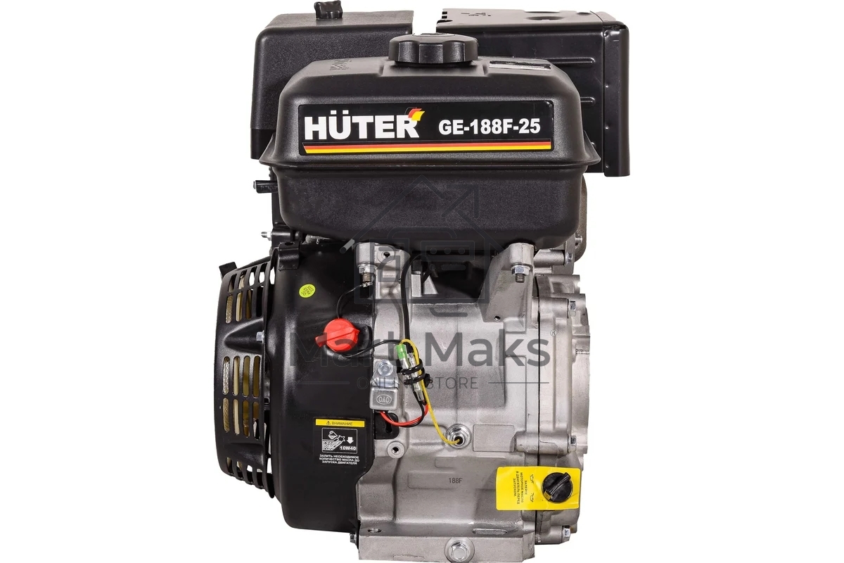 Двигатель бензиновый GE-188F-25 HUTER
