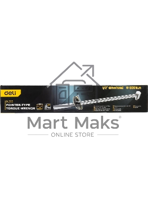 Динамометрический ключ Deli DL300 0-300Нм, 1/2