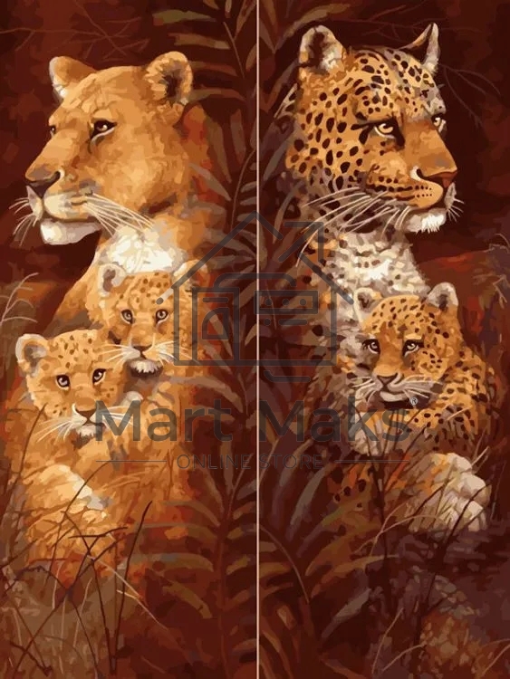 Картина по номерам БЕЛОСНЕЖКА 970-AS Оптическая иллюзия