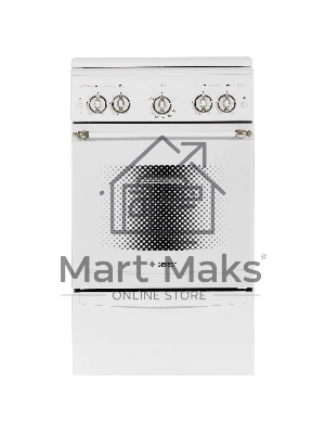 Плита газовая Gefest ПГ 5100-02 0185 белый, конфорок 4 шт, духовка 52 л, 50 см x 85 см x 58.5 см
