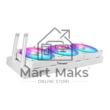 Жидкостная система охлаждения ASUS MAX GAMING LC 360 ARGB LCD WHT белый, алюминий/медь, 2500 об/мин, 35.5 дБ, 4 pin