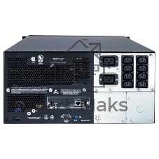Источник бесперебойного питания APC Smart-UPS SUA5000RMI5U / 5000ВА / 4000Вт / 2 х IEC 320 C19 (компьютерная), 8 х IEC 320 C13 (компьютерная)