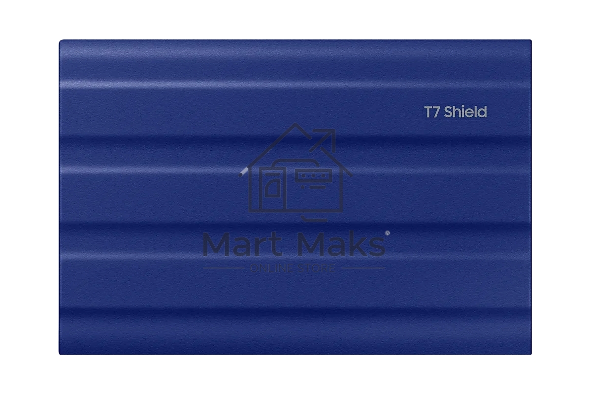 Накопитель SSD Samsung T7 Shield MU-PE1T0R/WW, USB3.2, 1ТБ, синий