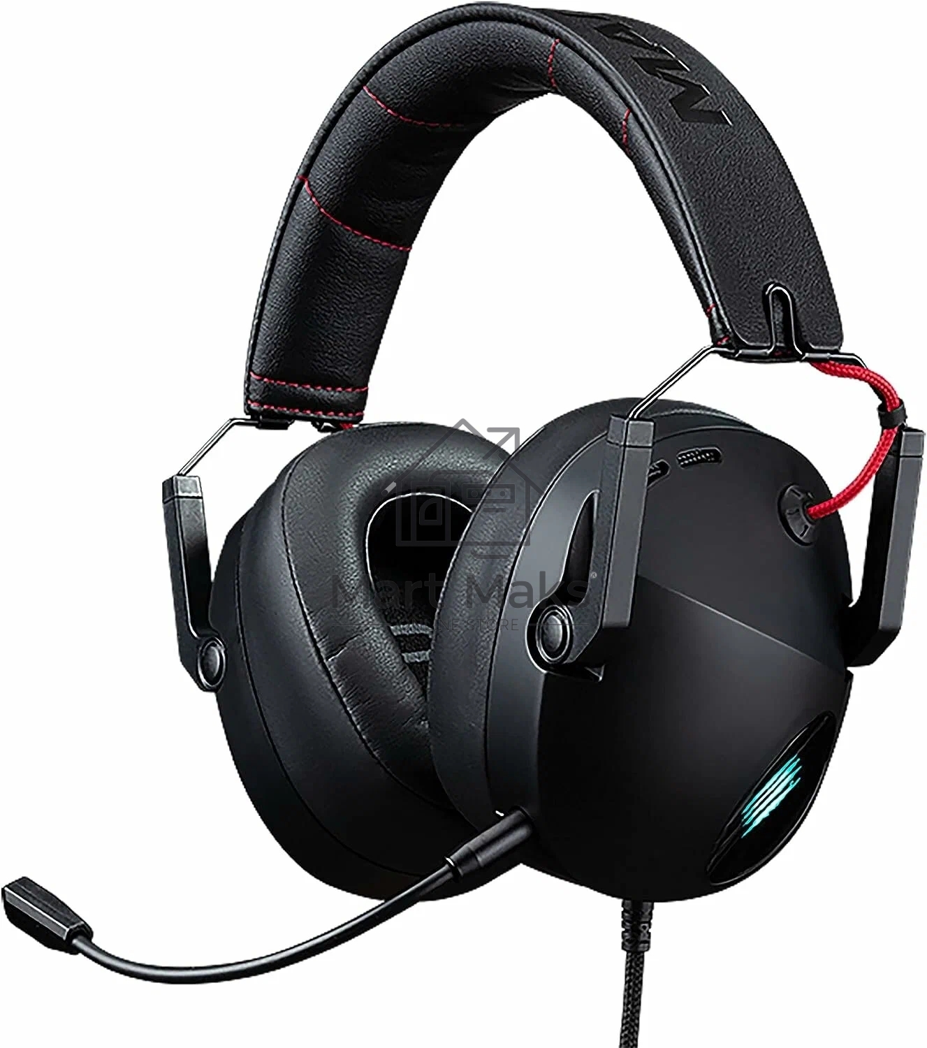Игровые наушники Mad Catz P.I.L.O.T. 5 черные (7.1, USB, RGB подсветка, 50 мм)
