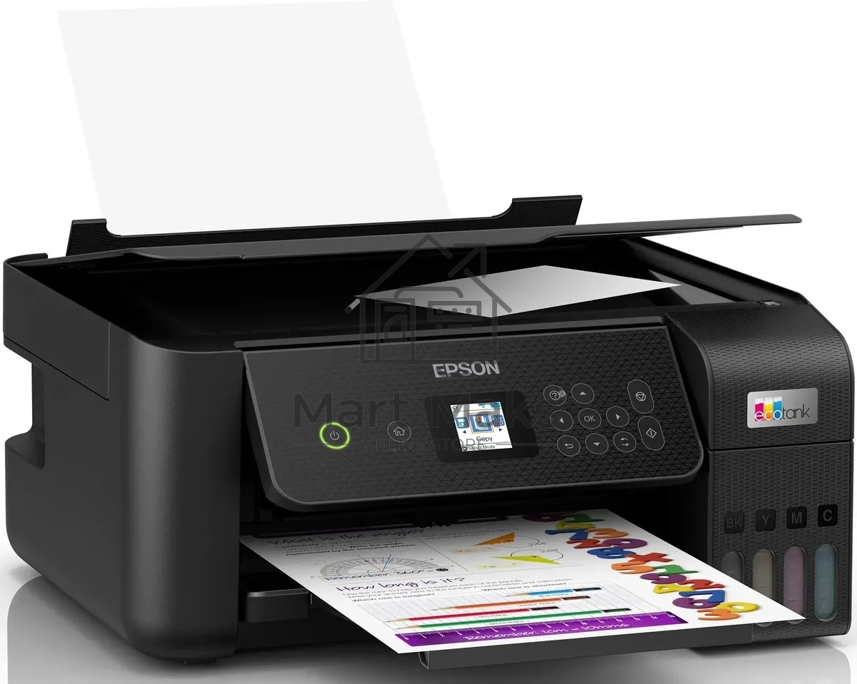 МФУ струйный Epson L3260, A4, цветной, печ. до 33 стр/мин. (ч/б) до 15 стр/мин. (цвет), 1440 x 5760 dpi (печать) 1200x2400dpi (скан.), USB, Wi-Fi, Air Print, Mopria