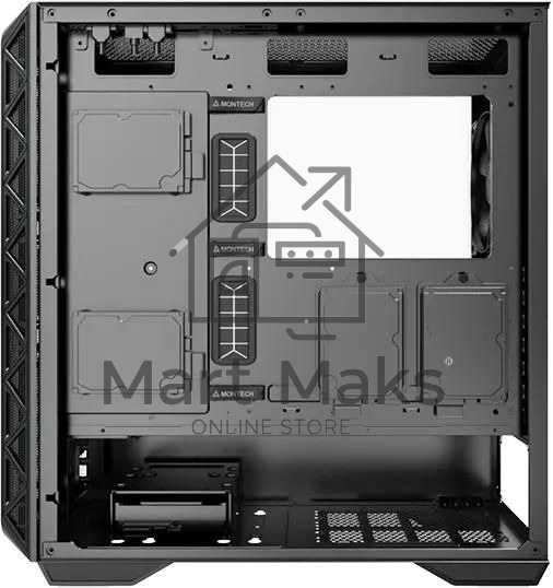 Компьютерный корпус Montech AIR 903 BASE черный без БП ATX 3x120mm 2xUSB3.0 1xUSB3.1 audio bott PSU