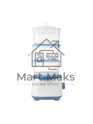 Пароварка электрическая Centek CT-1462 9л 1050Вт, таймер 60 мин, 3 контейнера, чаша для риса, резервуар 1,5л.