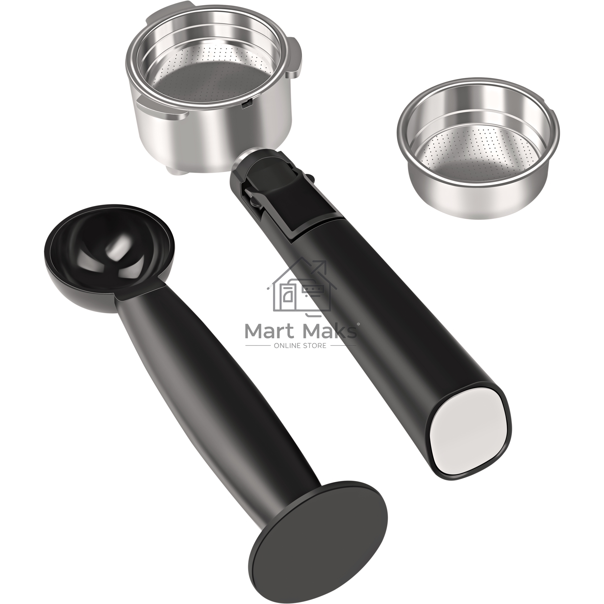 Кофеварка рожковая ARESA AR-1612 черный, исп. кофе - молотый, 1,5 л, 1100 Вт, 15 бар