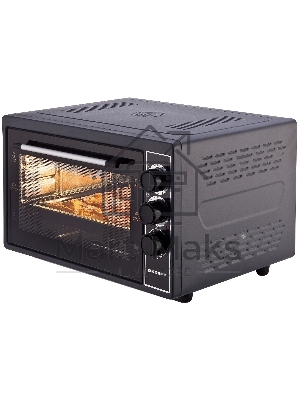 Мини-печь Kraft KF-MO3801BL, черный, 38 л.