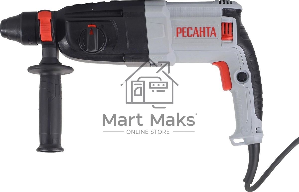 Перфоратор Ресанта П-32-1000К SDS-plus уд.:5.2Дж 1000Вт (кейс в комплекте)