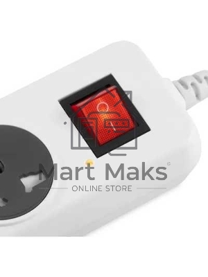 Сетевой фильтр Buro 500UNH-5-WG 5 м, 5 розеток, белый/серый, коробка