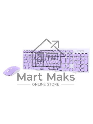 Комплект клавиатура+мышь Smartbuy (SBC-250288AG-WV) ONE 250288AG бело-сиреневый