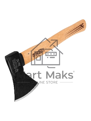 Топор Denzel 800 г, кованый, буковое топорище