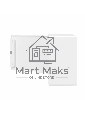 Щиток настенный FRAME DKC F08W1WW 8мод. с бел. дверцей с 2 шинами PEN на 6 и 8 отверст. белый