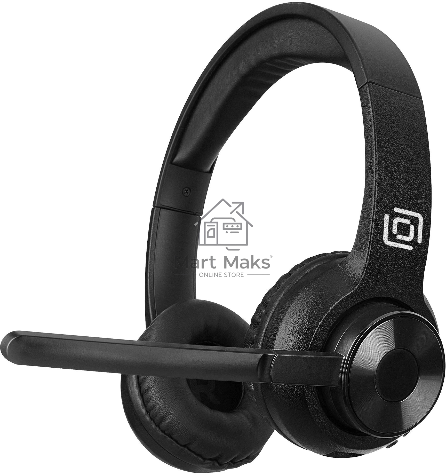Наушники с микрофоном Оклик HS-M310 черный 1.5м накладные BT оголовье