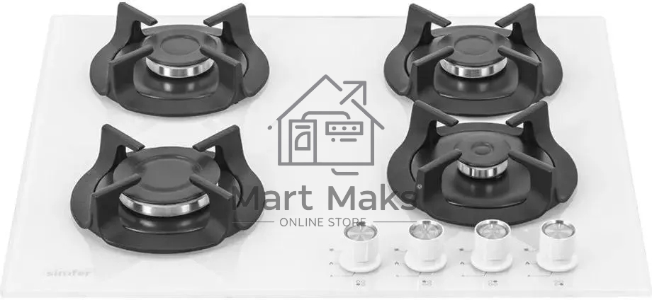 Газовая варочная поверхность Simfer H60N40W416 независимая, белый