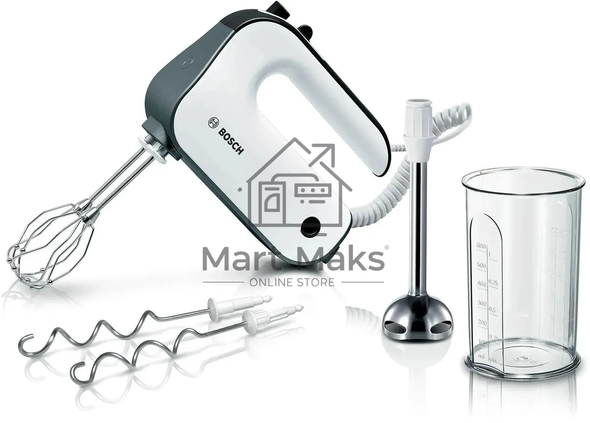 Миксер ручной Bosch MFQ49700 850Вт белый