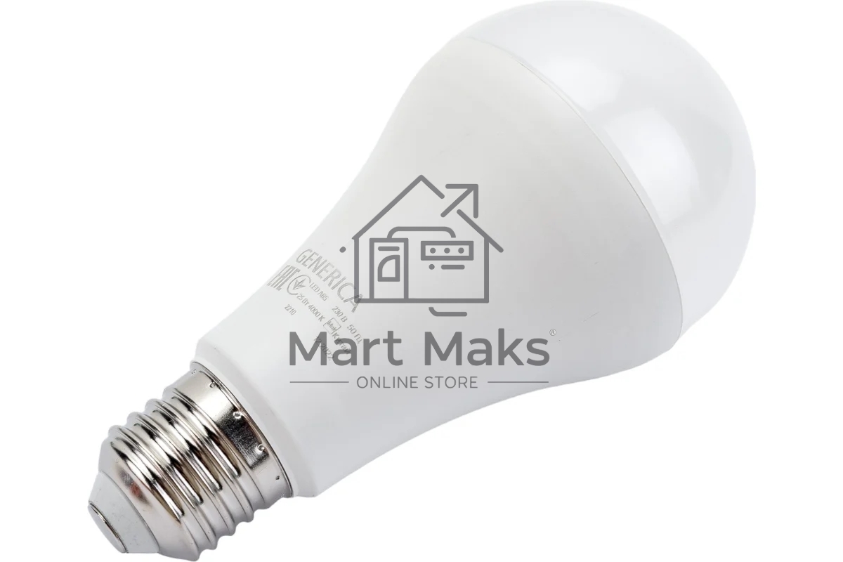 Лампа cветодиодная LED IEK LL-A65-25-230-40-E27-G груша, A65 25Вт 230В 4000К E27 GENERICA