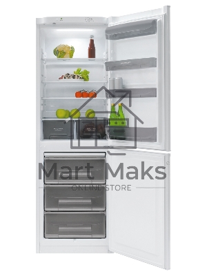 Холодильник Pozis МИР ХМ-185-3 W белый двухкамерный 205/130л морозилка сверху