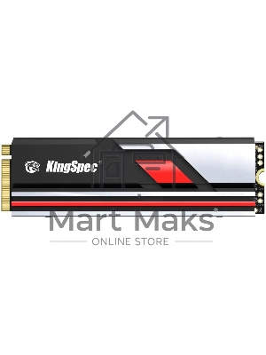 Накопитель SSD KingSpec XG7000 XG7000-1Tb PRO, 1Tb, PCIe 4.0 x4, M.2 2280, NVMe, R/W 7400/6600, с радиатором