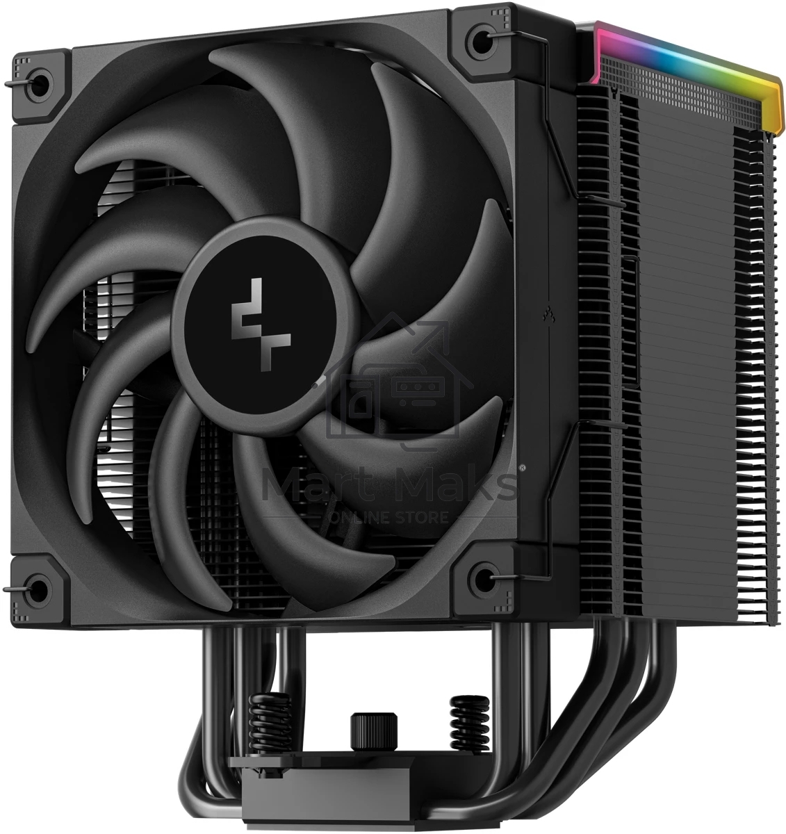 Кулер для процессора DEEPCOOL AK500 DIGITAL PRO черный, 120 мм, алюминий/медь, 1750 об/мин, 25 дБ, 4 pin, 162 мм