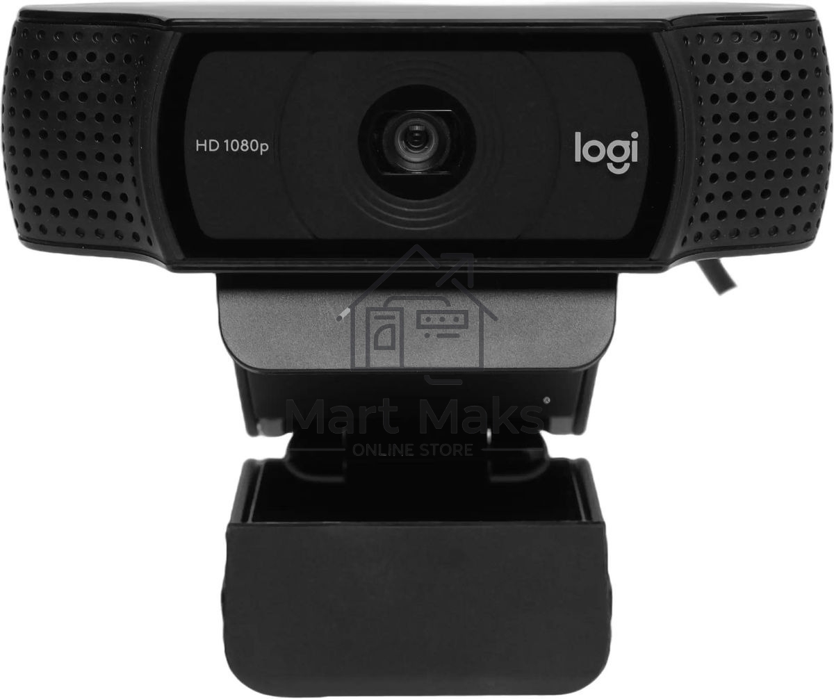 Веб-камера Logitech C920 HD Pro Webcam (Full HD 1080p/30fps, автофокус, угол обзора 78°, стереомикрофон, кабель 1.5м)