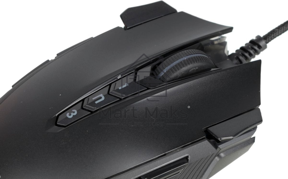 Мышь проводная A4Tech Bloody J90s черный, 8000 dpi, USB, кнопки - 12