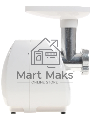 Мясорубка электрическая Аксион М25.02 белый, 1500 Вт, 1.7 кг/мин, защита от перегрузки, насадки - 7