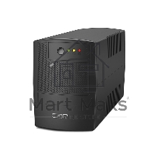 Источник бесперебойного питания CBR UPS-TWP-101EJ-650 / 650ВА / 390Вт, Schuko CEE 7 x2 outlets, USB Type-B, RJ11/45