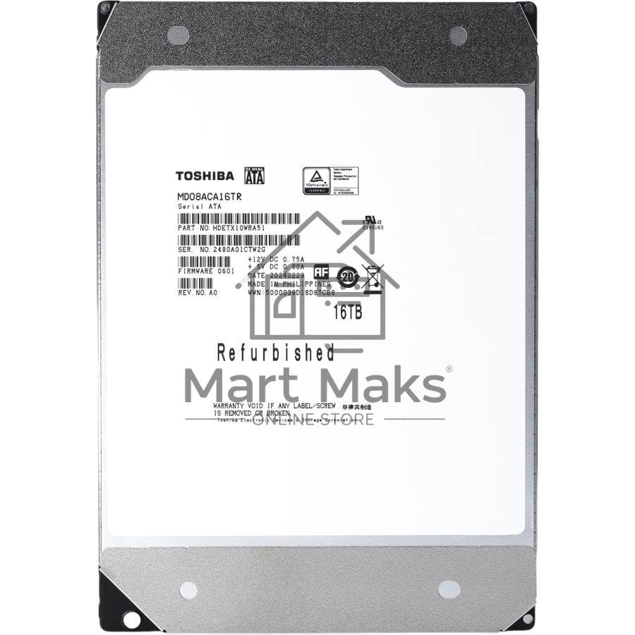 Жесткий диск HDD Toshiba MD08 SATA3 16Tb 3.5