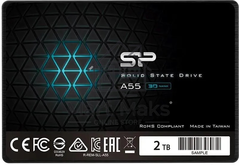 Накопитель SSD Silicon Power Ace A55, 2TB, SATA III, 2.5