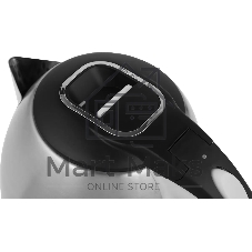 Чайник электрический SUPRA KES-1824 1.8 л, 1500 Вт, серебристый/черный (корпус: нержавеющая сталь)