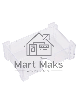 Подставка Deli E7621 для визиток 103х68х34мм, прозрачный