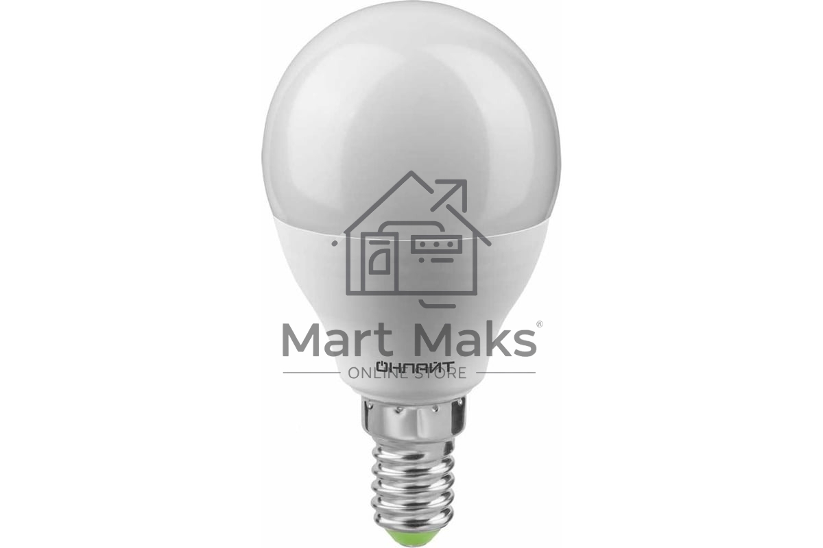 Лампа светодиодная 12вт OLL-G45-12-230-4K-E14-FR ОНЛАЙТ