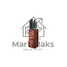 Подставка для ножей универсальная LARA LR05-102 Wood <квадрат> Soft touch