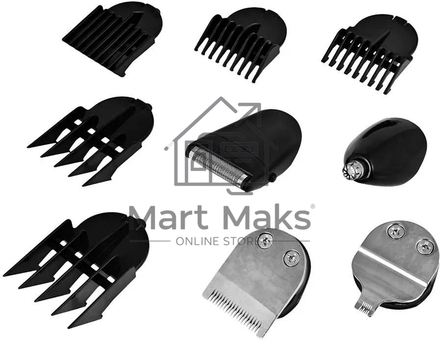 Триммер Vitek VT-2548 BK сеть/аккумулятор. Встроенная аккумуляторная батарея NiMh 2x1,2V AAA 800 mAh. Время зарядки от сети 8ч. Время автономной работы 45мин. Влажная очистка. Детальный триммер. Индикатор зарядки. Число установок длины 8. Максимальная дли