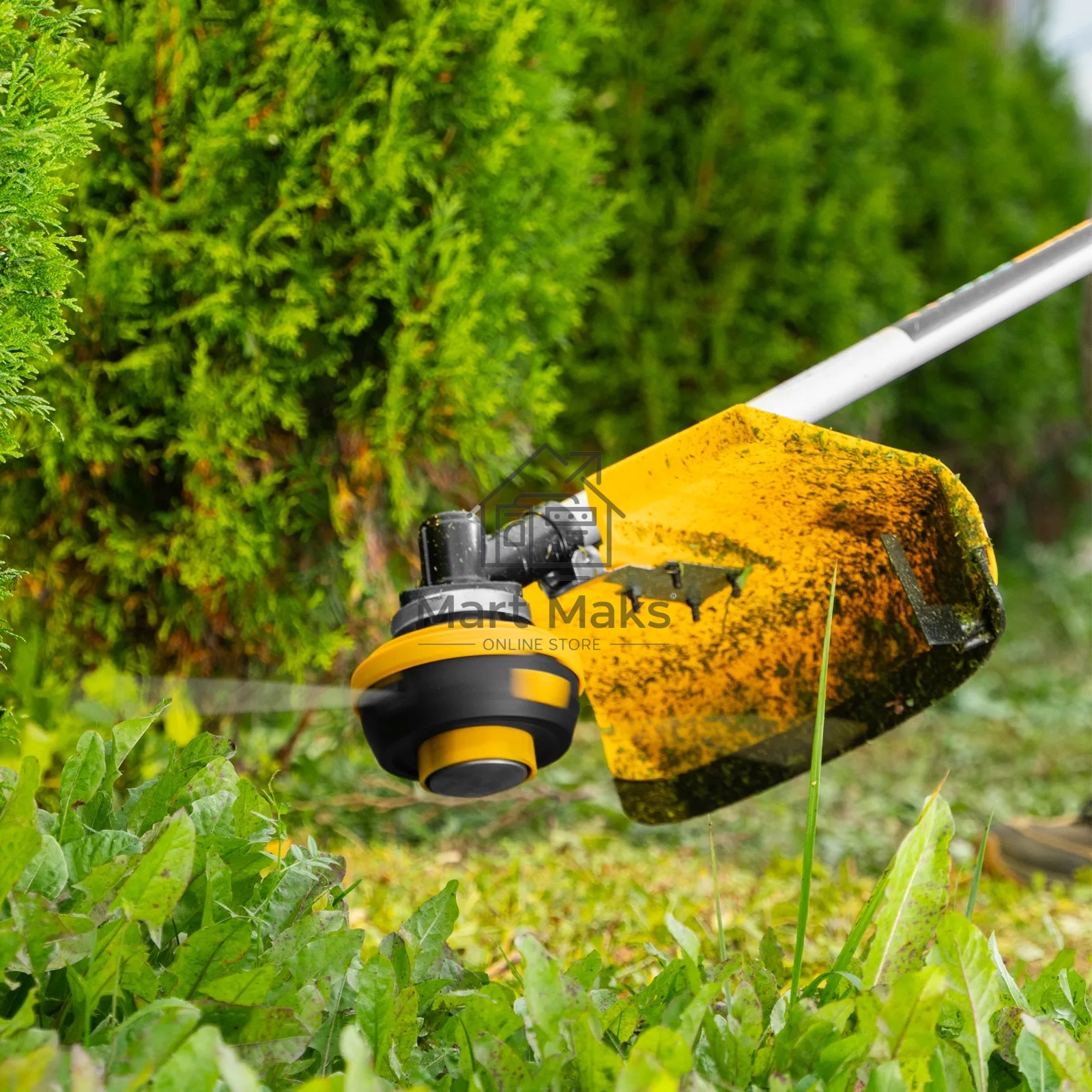 Триммер бензиновый Denzel DGT-52-PRO, анти-вибро, 52 см3, неразъем, состоит из 2 частей