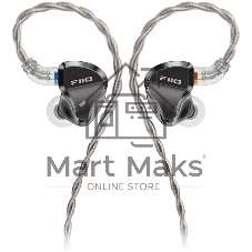 Гарнитура внутриканальные Fiio JH5 0.78м черный проводные крепление за ухом (80003493)