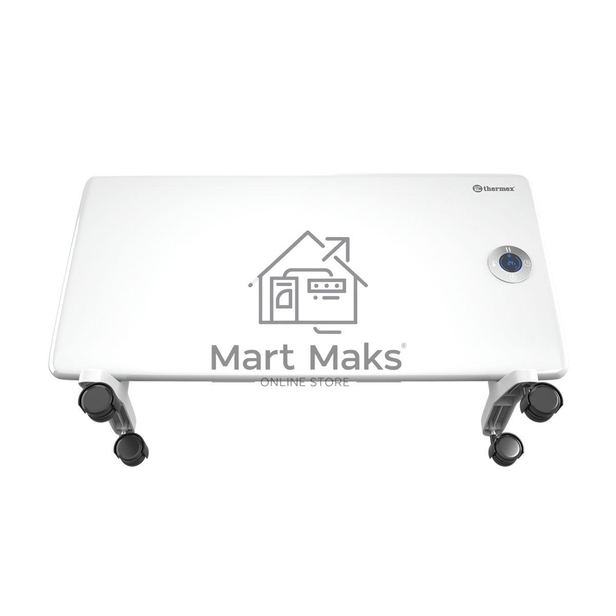 Конвектор Thermex Frame 1500E белый, 1500 Вт, 20 м2, термостат, дисплей