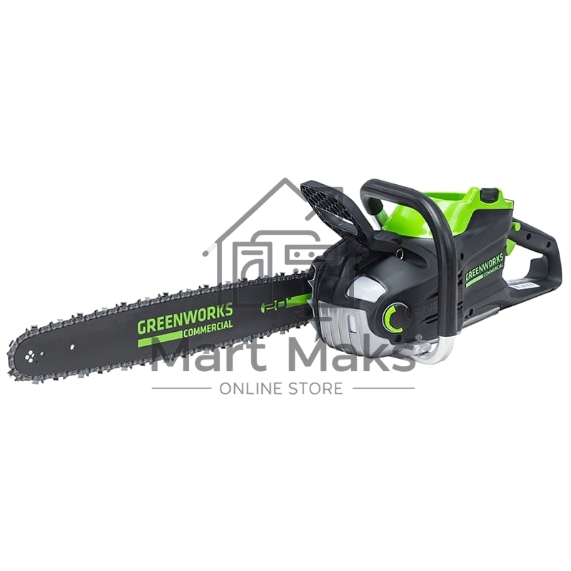 Цепная пила аккумуляторная GreenWorks GD82CS51, 82V, 51 см, бесщеточная, с 1хАКБ 5 Ач. и ЗУ (2008307UB)