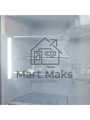 Холодильник Бирюса C6135 серебристый металлопласт двухкамерный 240/60л морозилка сверху, автоматическое оттаивание