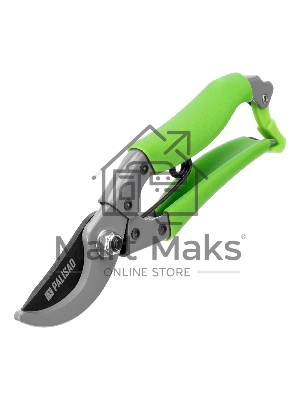 Секатор прямого реза Palisad 200 мм, стальные рукоятки, ПВХ оболочка, BASE