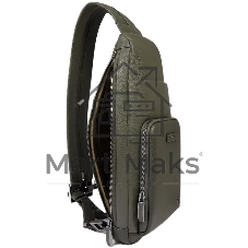 Рюкзак слинг Piquadro Modus Special CA5577MOS/VEVE оливковый кожа