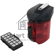 Пылесос Tefal TW7253EA красный/черный, 550 Вт, уборка сухая, пылесборник контейнер 2.5 л
