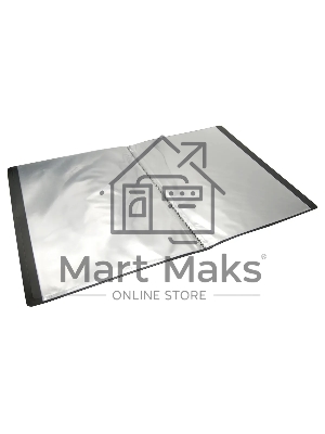 Папка с 20 прозрачными вкладками Бюрократ DeLuxe DLV20BBERRY A4, пластик, 0.7мм, черничный