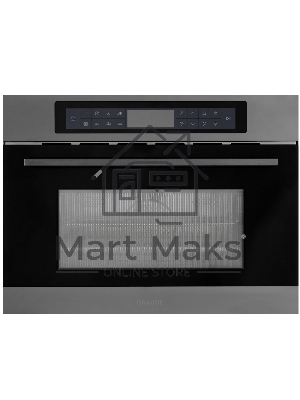 Микроволновая печь встраиваемая GRAUDE MWG 45.0 GE черно-серый, 38 л, 1000 Вт, переключатели - сенсор